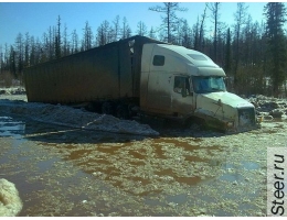 Путинские воры из Федерального дорожного агентства разворовали деньги на постройку федеральной трассы "Лена"