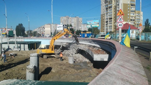 Стройка у станции метро "Героев Днепра" в Киеве не влияет на безопасность перевозок