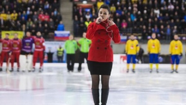 Ляп с гимном России в финале чемпионата мира по хоккею