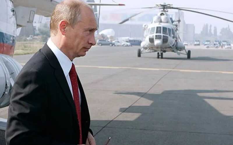 Кремль придумал историю об «атаке дронов» на вертолет Путина