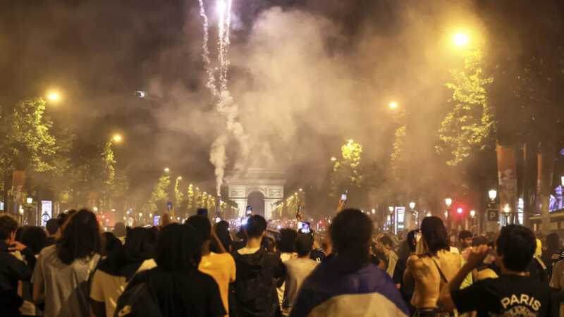 После триумфа «ПСЖ» в Лиге чемпионов в столице Франции произошли беспорядки